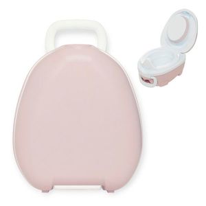 Olita portabila cu capac si maner My Carry Potty Roz pal imagine