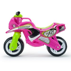 Motocicleta pentru copii Injusa Tundra Tornado Roz cu roti late, greutate admisa 30 kg, varsta 18 luni+ imagine