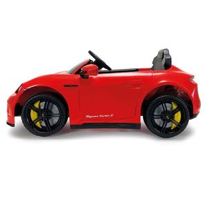 Masina electrica pentru copii Injusa Porsche Taycan 12V, 2 viteze, frana electrica, lumini Led, radio, USB, telecomanda, deschidere usi, varsta 2 ani+ imagine