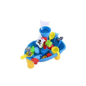 Masuta pliabila Vapor de joaca cu nisip si apa pentru copii, Knorr Toys, include lopatica, multiple forme pentru nisip, 2 cadite pentru apa, 51x31, 5x5 imagine