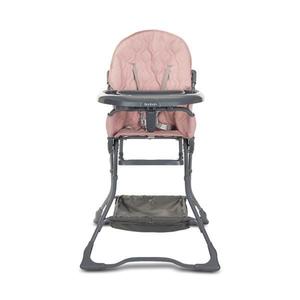 Scaun de masa pentru copii Lorelli Bonbon Rose Leather cu suport pentru picioare, cos pentru jucarii, pliere compacta, greutate admisa 15 kg imagine