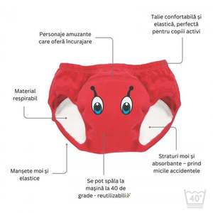 Set de 3 chilotei de antrenament la olita My Little Training Pants 18-24 luni Lady Bug imagine