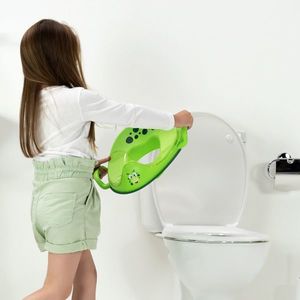 Reductor cu manere pentru toaleta My Trainer Seat Dino imagine