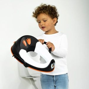 Reductor cu manere pentru toaleta My Trainer Seat Pinguin imagine