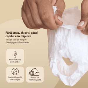 Scutece chilotel din bambus Zuluff marimea 3, 6-11 kg, 30 bucati imagine