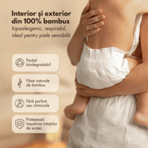 Scutece din bambus Zuluff marimea 3, 6-11 kg, 30 bucati imagine