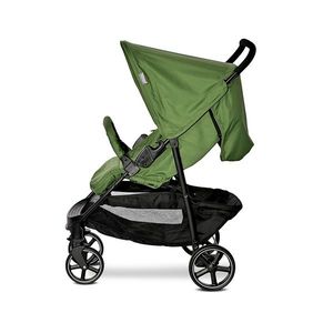 Carucior sport pentru copii Lorelli Rome Green Aspen 6 luni-3 ani cu spatar reglabil, bara frontala detasabila, suport picioare reglabil, greutate admisa 15 kg imagine