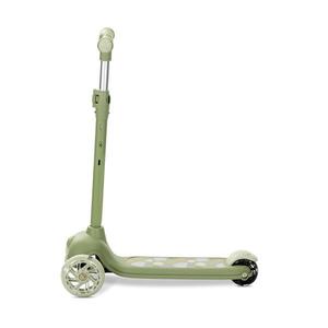 Trotineta pentru copii Lorelli Jetster Green, roti din silicon cu Led, ghidon reglabil, greutate admisa 20 kg imagine