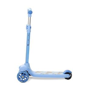 Trotineta pentru copii Lorelli Jetster Blue, roti din silicon cu Led, ghidon reglabil, greutate admisa 20 kg imagine