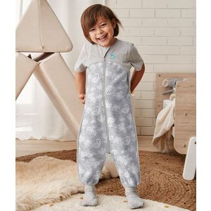Sac de dormit cu picioruse si maneca scurta Love to Dream Gri 1 Tog 12-24 luni imagine