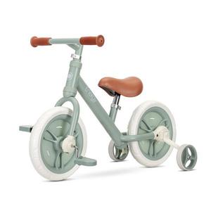 Bicicleta pentru copii Lorelli Energy Green de tranzitie 2 in 1 cu pedale si roti auxiliare 2-5 ani imagine