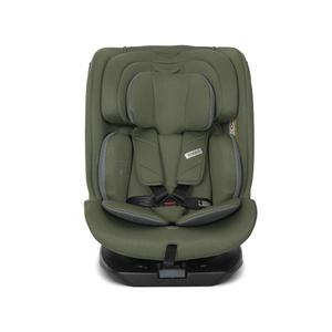 Scaun auto pentru copii Lorelli Rodeo Green Grey i-Size, isofix, rotativ, protectie SPS la impact lateral, 0 luni-12 ani, 40-150 cm imagine