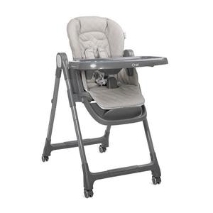 Scaun de masa inalt pentru copii Lorelli Chef Beige Leather 3 in 1, reglabil in mutiple pozitii, dotat cu roti si suport pentru picioare imagine