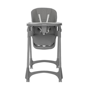 Scaun de masa pentru copii Lorelli Primapapa Grey 6-36 luni, reglabil in multiple pozitii, 2 tavite detasabile, centuri de siguranta, roti, suport pentru picioare imagine