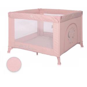 Tarc de joaca pentru copii Lorello Sunny Playground Mellow Rose Star deschidere laterala cu fermoar, geanta de transport imagine