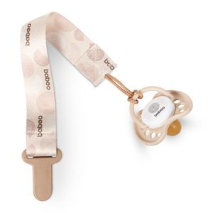 Suport pentru suzeta din material textil Baboo Piersica 0 luni+ imagine
