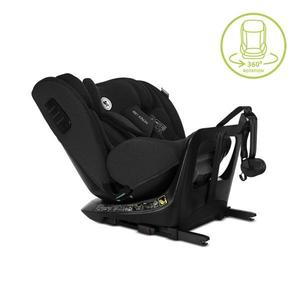 Scaun auto pentru copii Lorelli Monza Black i-Size, isofix, rotativ, reglabil, anti rebound bar, protectie laterala SPS, husa detasabila, 40-150 cm imagine