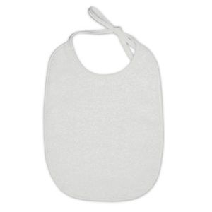 Set 10 bavete cu dubla fata, material tip prosop, White imagine