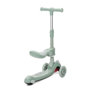 Trotineta pentru copii Lorelli Swiftie Ocean Wave pliabila, roti cu led, sezut pliabil, ghidon reglabil, platforma cu lumini si melodii, greutate admisa 50 kg imagine