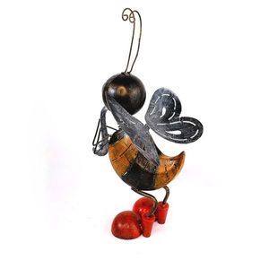 Decoratiune metalica gradina Albina cu saxofon imagine