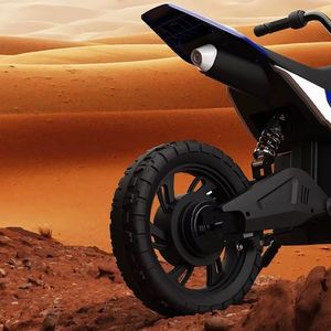 Motocicleta electrica pentru copii Nichiduta Moto Red 24V cu roti gonflabile, suspensii, lumini led, acumulator 24V5Ah, muzica, 2 viteze, indicator baterie, volum reglabil, mufa mp3usb imagine