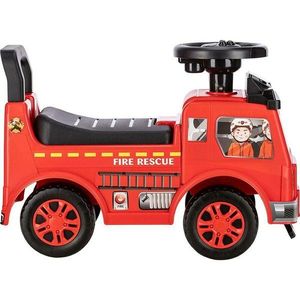 Vehicul ride-on Free2Move Masina de pompieri, cu lumini si sunete, spatiu de depozitare, 19-36 luni, Rosu imagine