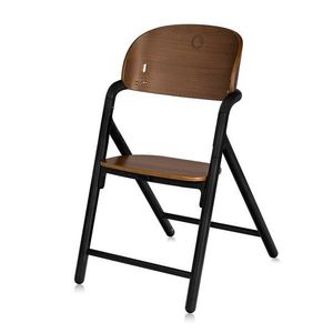 Scaun de masa multifunctional Celia Lionelo, din lemn de fag, 6 luni- adult, reglabil pe inaltime, husa impermeabila, tavita silicon, suport de picioare reglabil, greutate maxima 90 Kg, Negru imagine