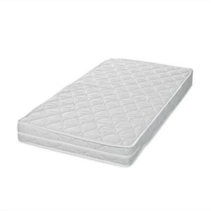 Saltea patut Lorelli Relax Grey Sky 120x60x10 cm din spuma elastica cu husa detasabila din bumbac imagine