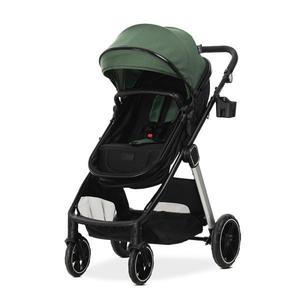 Carucior 2 in 1 pentru copii Lorelli Aspen Green, transformabil, reversibil, cadru din aluminiu, suspensii, adaptori pentru cos auto, geanta, greutate suportata 22 kg imagine