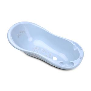 Cadita pentru bebe 100x51x31 cm cu dop de scurgere si baza antialunecare Little Stars Blue imagine