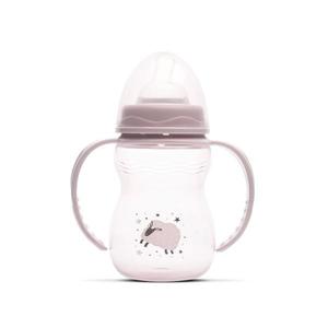Biberon cu manere My Friend tetina moale din silicon 0 luni+ 250 ml Mellow Rose imagine
