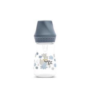 Biberon My Friend tetina moale din silicon 0 luni+ 125 ml Cameo Blue imagine