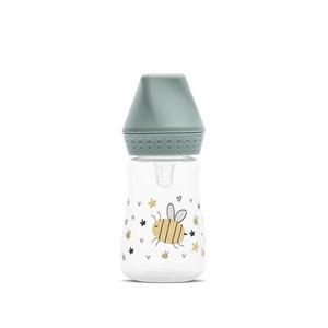 Biberon My Friend tetina moale din silicon 0 luni+ 125 ml Iceberg Green imagine