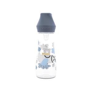 Biberon cu tetina moale din silicon 0 luni+ 250 ml My Friend Cameo Blue imagine