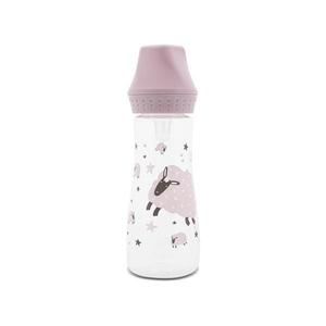 Biberon cu tetina moale din silicon 0 luni+ 250 ml My Friend Mellow Rose imagine