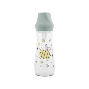 Biberon cu tetina moale din silicon 0 luni+ 250 ml My Friend Iceberg Green imagine