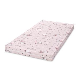 Saltea patut Classic 140x70x9 cm spuma elastica Pink Ballerina Bear imagine