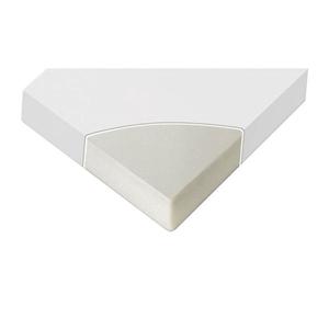 Saltea patut balansoar First Dreams 90x42x6 cm spuma elastica Grey Sky imagine