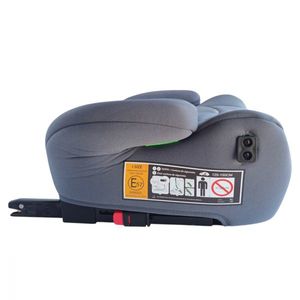 Inaltator auto pentru copii KidsCare FixiGo Gri cu isofix, 125-150 cm, husa lavabila, omologat R129 i-Size imagine