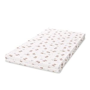 Saltea pentru pat Lorelli Classic Bear Pillow Beige din spuma elastica 60x120x9 cm imagine