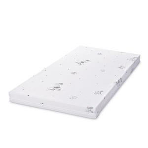 Saltea pentru pat Lorelli Classic Green Giraffe din spuma elastica 60x120x9 cm imagine