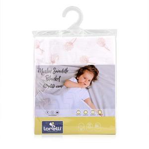 Scutec pled din muselina 80x80 cm Rose Floral imagine