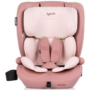 Scaun auto pentru copii Chipolino Tycoon Pink Marshmallow i-Size 76-150 cm, tetiera reglabila, husa detasabila, suport pahar imagine