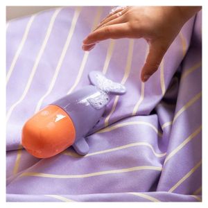 Jucarie stropitoare de baie din silicon Balena Squeezi imagine