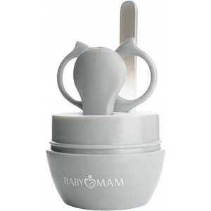 Set de ingrijire pentru bebelusi si copii BabyMam, include forfecuta, unghiera si pila de unghii cu capete rotunjite imagine