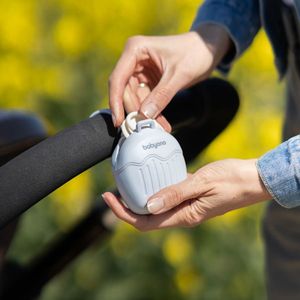 Husa de protectie din silicon Babyono Albastru pentru suzeta imagine