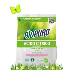 Acid citric pentru rufe hipoalergen ecologic 450g Biopuro imagine