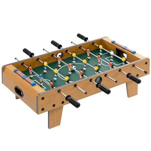 HOMCOM Masă de fotbal pentru copii de peste 6 ani 2 mingi 18 jucători 69 x 37 x 24 cm | Aosom Romania imagine