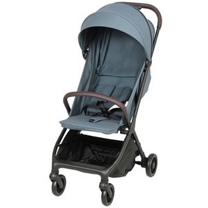 AIYAPLAY Cărucior Ușor 6.3kg pentru Copii 0-3 Ani Pliabil cu o Mână, Cărucior Compact Reclinabil cu Copertină și Suport pentru Picioare Reglabil, Roți și Coș de Depozitare, Până la 15 kg, Albastru | Aosom Romania imagine
