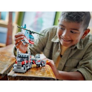 LEGO Creator - Camioneta cu platforma si elicopter (31146) | LEGO imagine